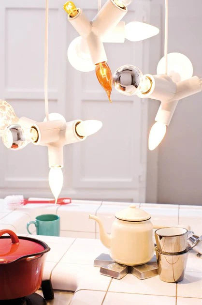 bulb light pendant, unique modern light fixtures, Mix&match pendant hanging lights, 