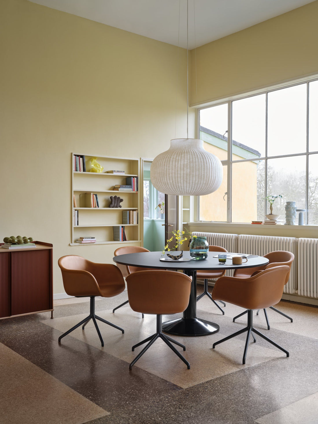 Muuto Pendant Lamp placed in an office setting