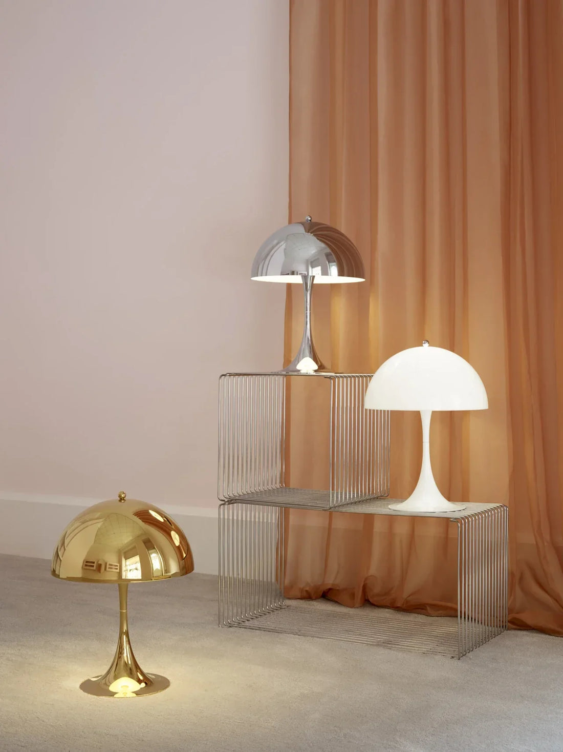 Mushroom lamp, Panthella Lamp, classic lamp design