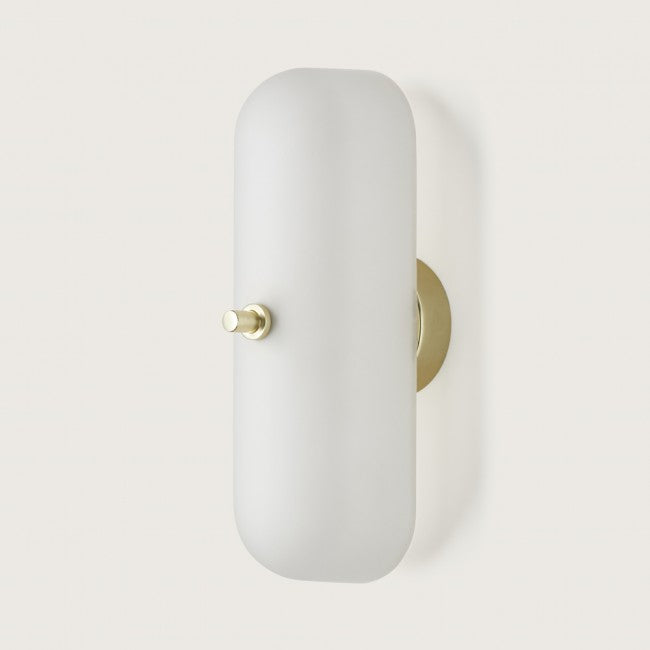 Atil Wall Lamp by Aromas Del Campo – sleek wall-mounted lamp with steel and glass design, exuding modern elegance and warm lighting.