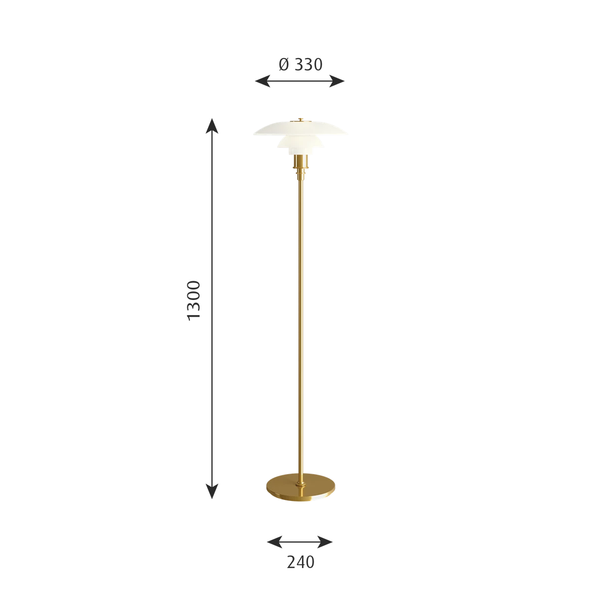 Floor lamp by Louis Poulsen