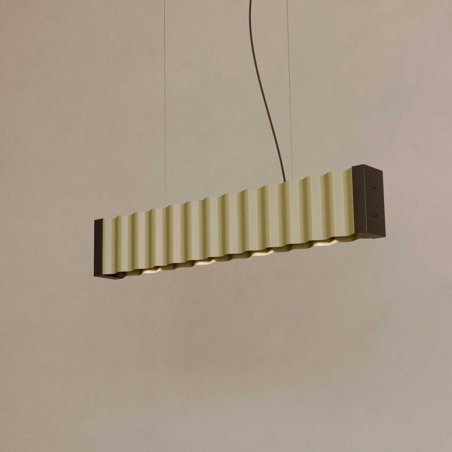 Nosa Pendant Lamp by Aromas del Campo with elegant sculptural design and warm ambient glow for contemporary interiors.