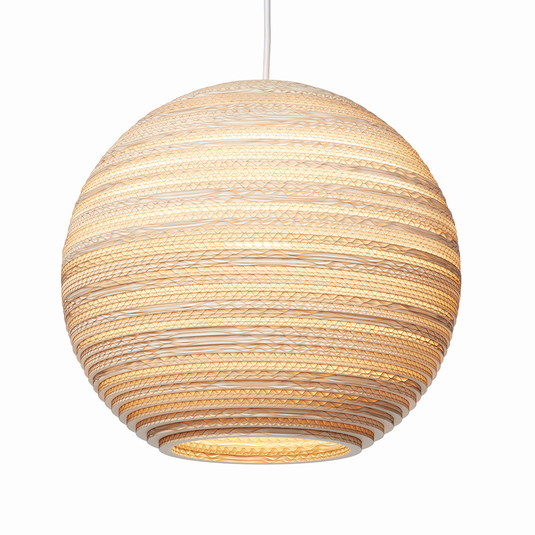 Blonde Sustainable hanging pendant light by Graypants 
