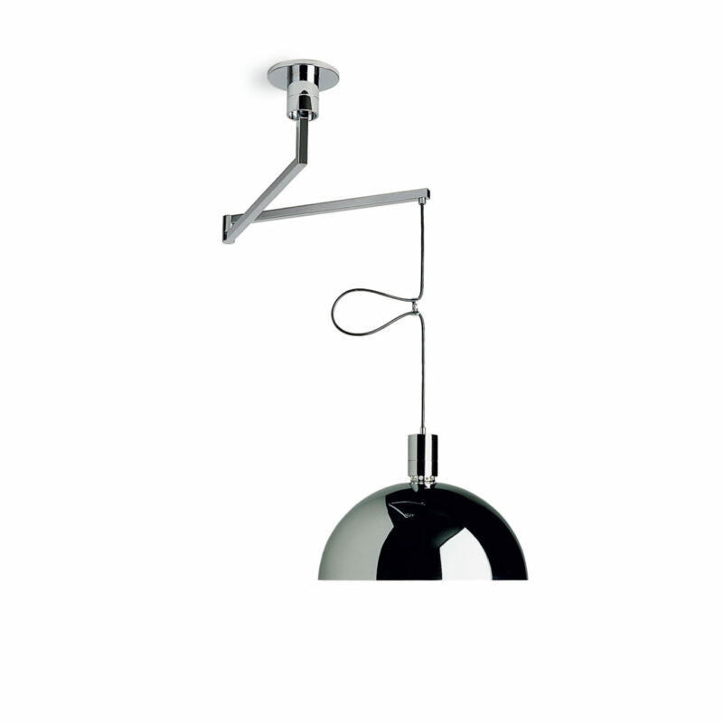 Chrome adjustable hanging light