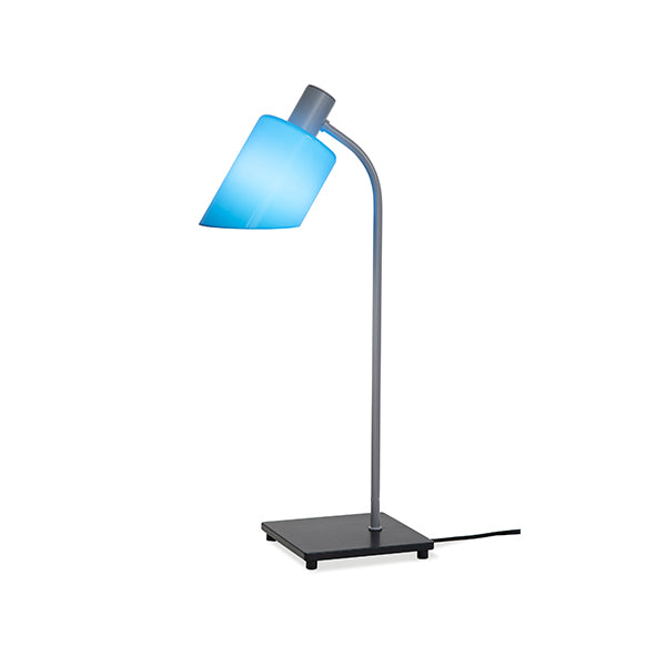 Blue glass table lamp for Study 