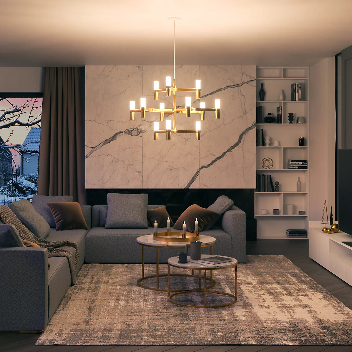 Living Room Sleek pendant BY Nemo Italy
