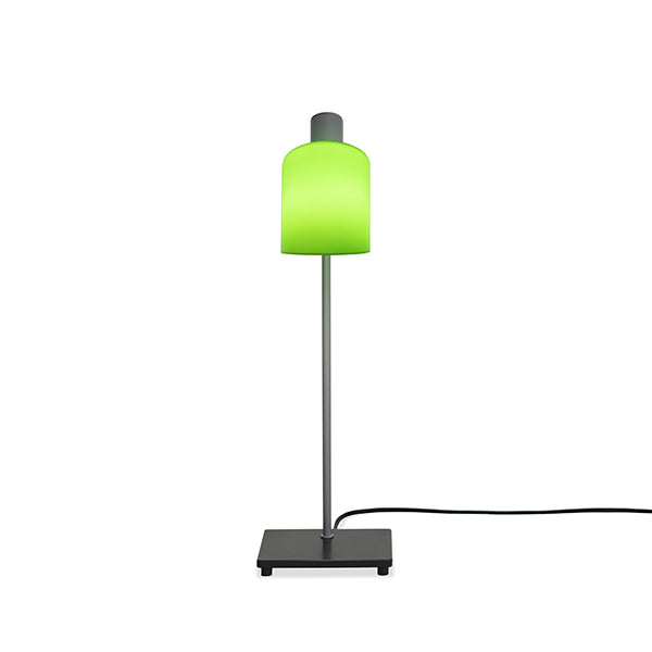 green glass table lamp for Study  by Nemo, Italy