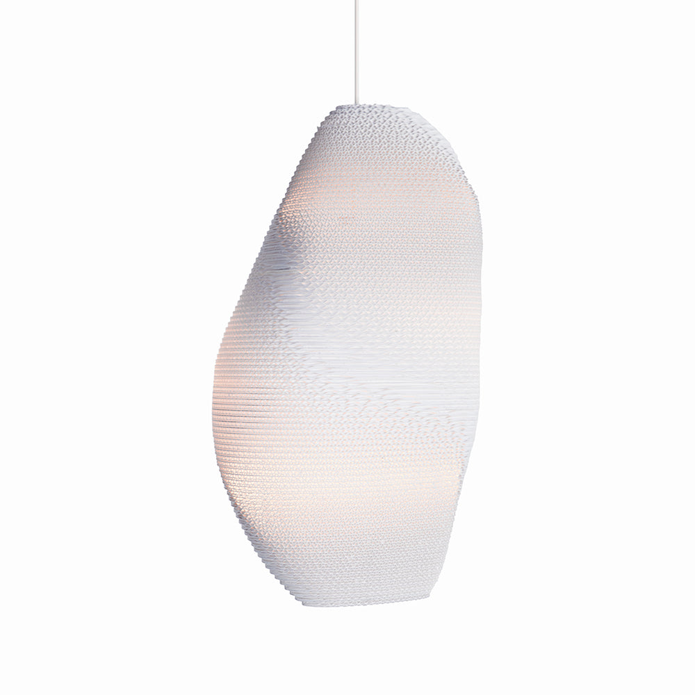 White Sustainable pendant light by Graypants 