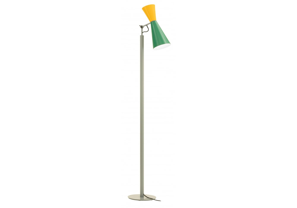 minimal Yellow & Green Adjustable Designer Floor lamp