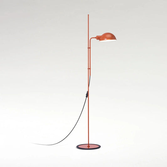 Rust red color floor lamp by Marset 