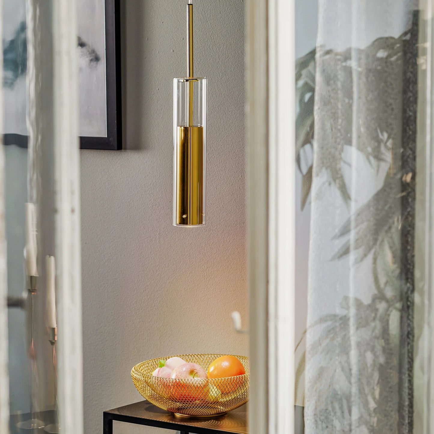 modern corner slim light vertical