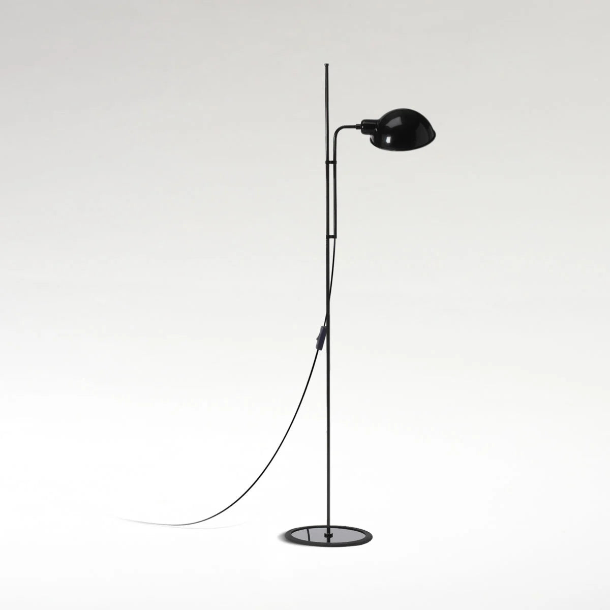 Black contemporary style Reading task  floor lamp by Marset 