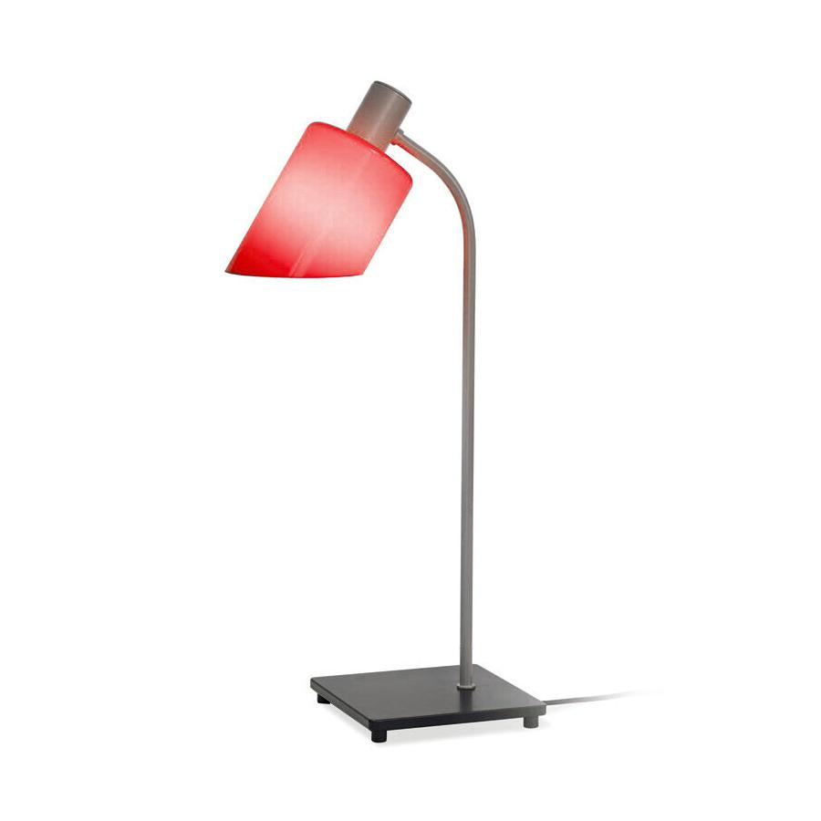 Red glass table lamp bedroom  by Nemo, Italy