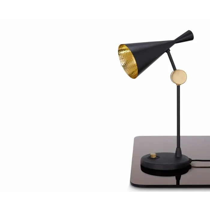 Brass & black table lamp Study Room