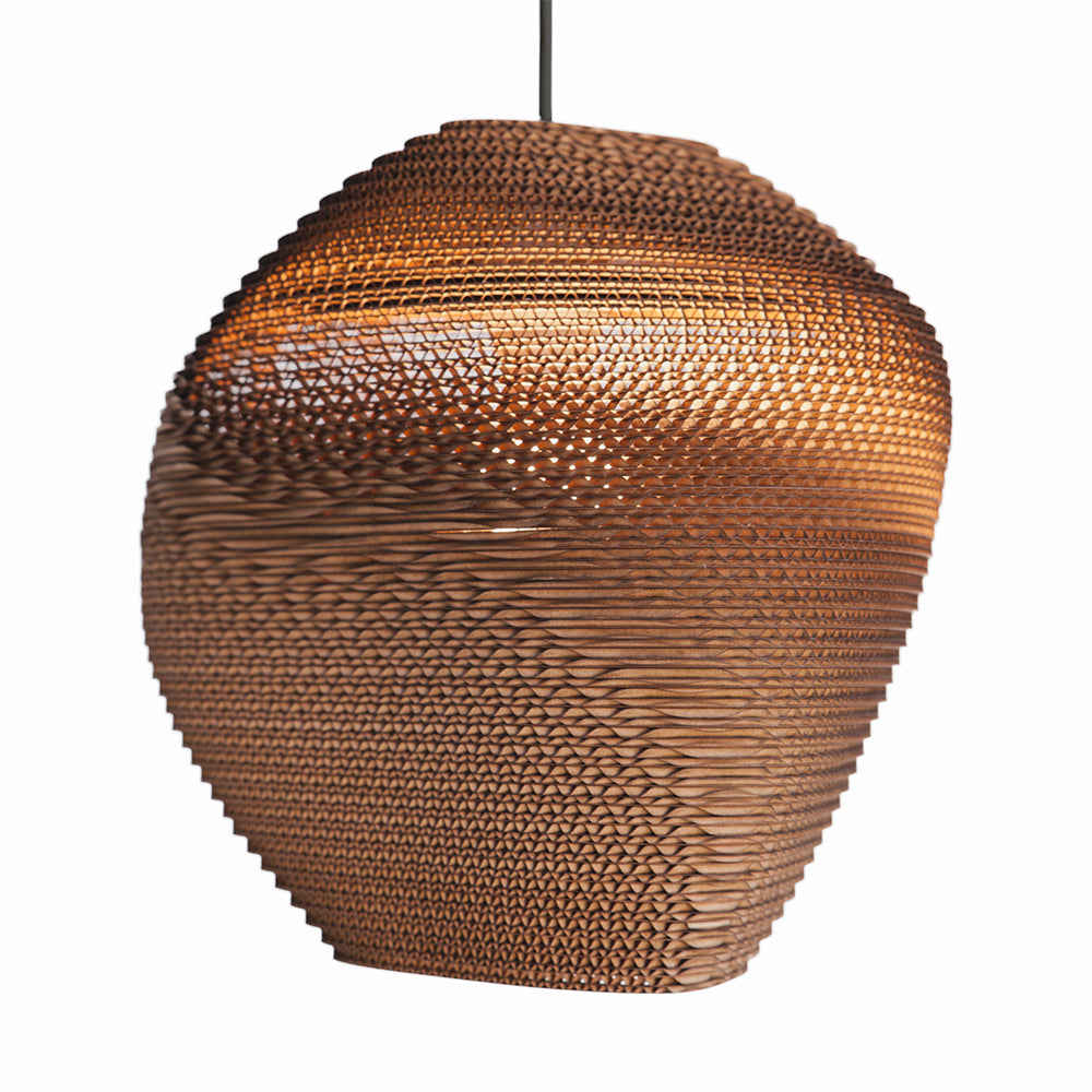 Sustainable pendant light by Graypants 