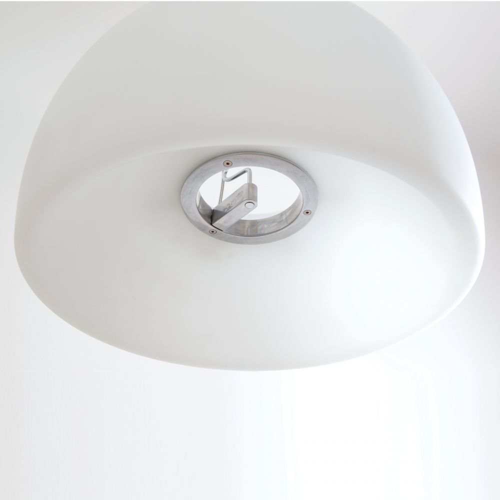 white Glass pendant by Nemo, Italy