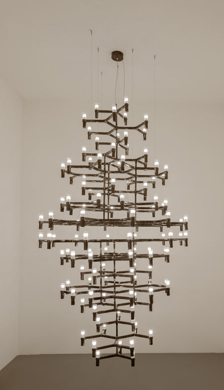 Black large Italian Chandelier by Nemo 