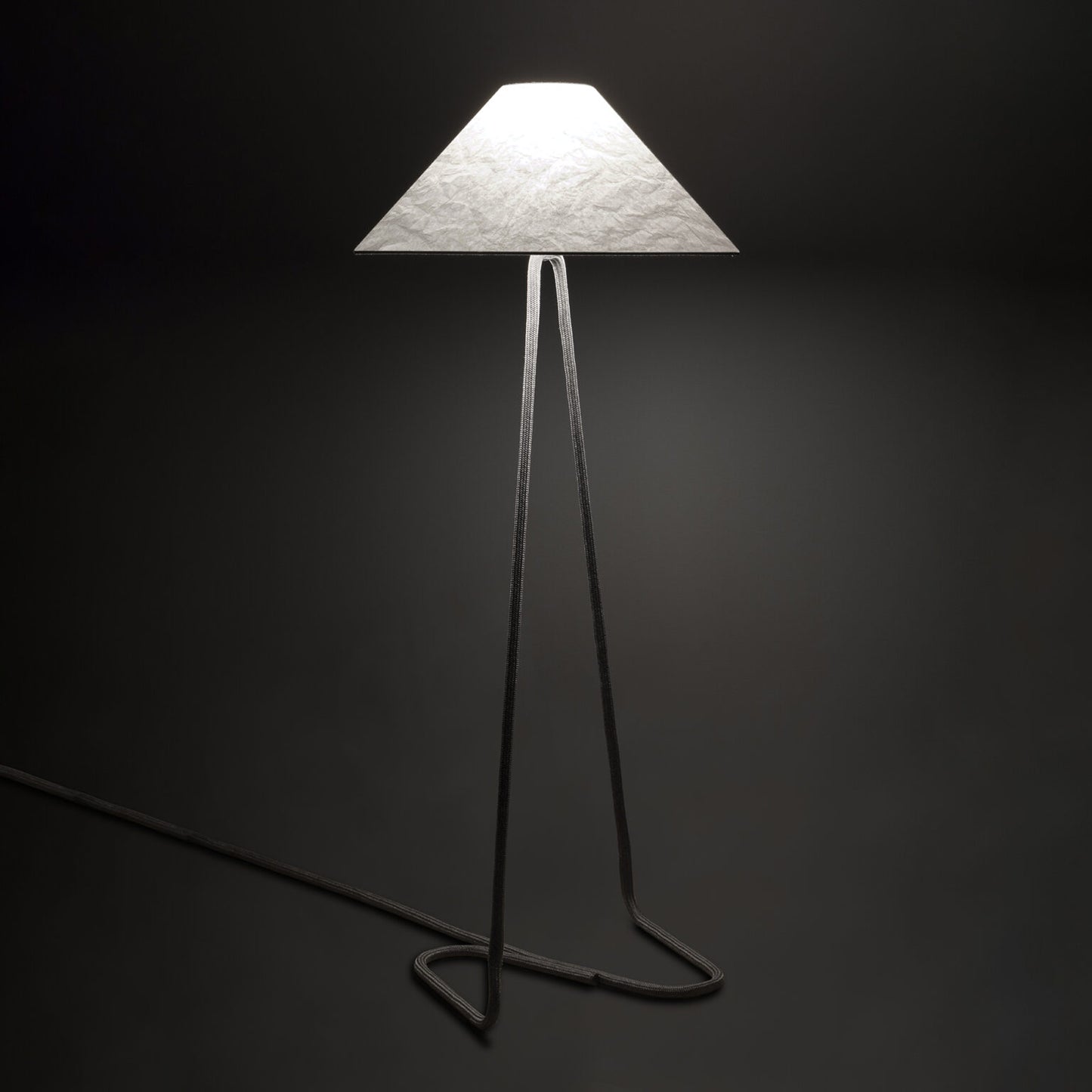 Hat floor lamp by Contardi, modern designer floor light, elegant ambient lighting for luxury interiors