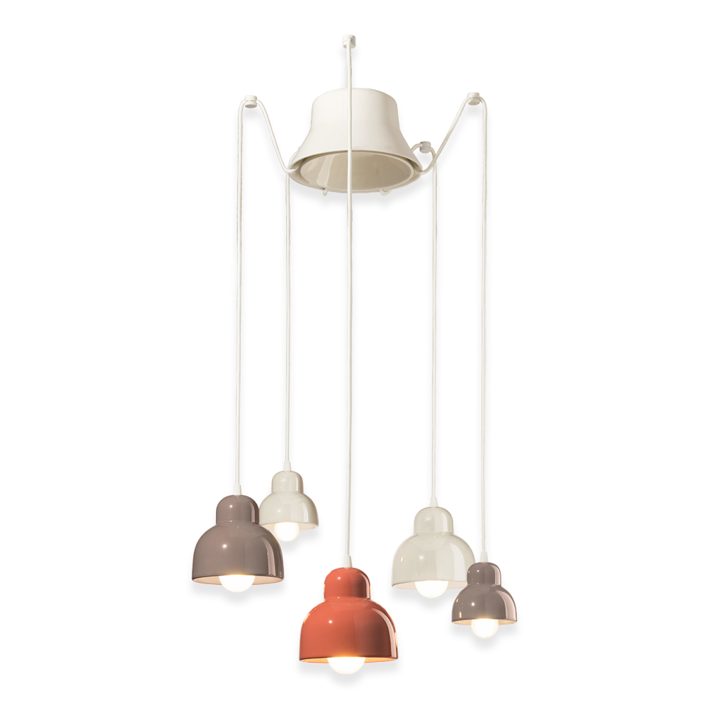 Italian  5 colour pendant light for Dining 