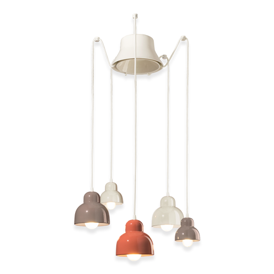 Italian  5 colour pendant light for Dining 