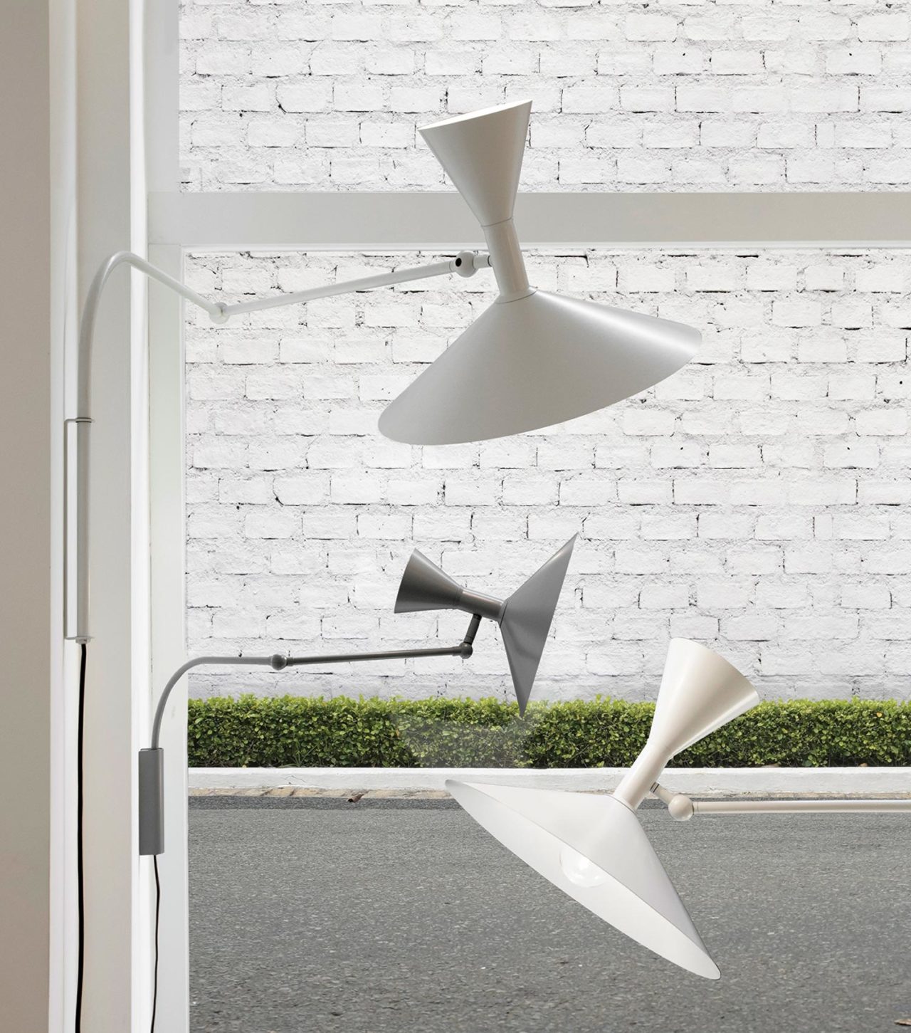 Le Corbusier wall light for wall by Nemo 