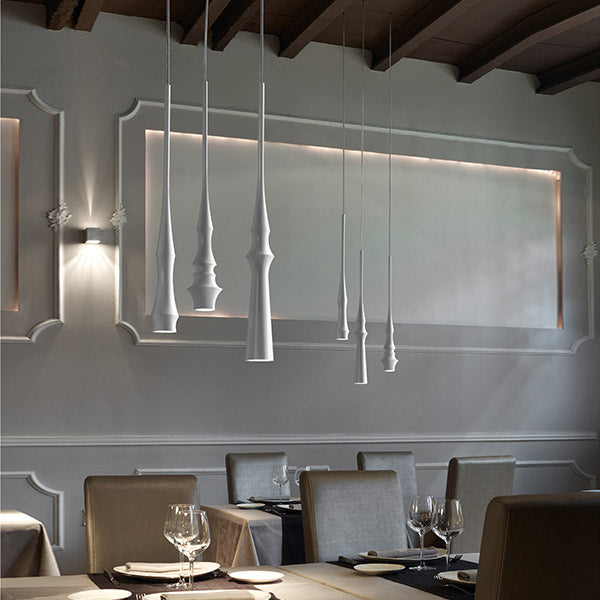 dining table suspension lights white