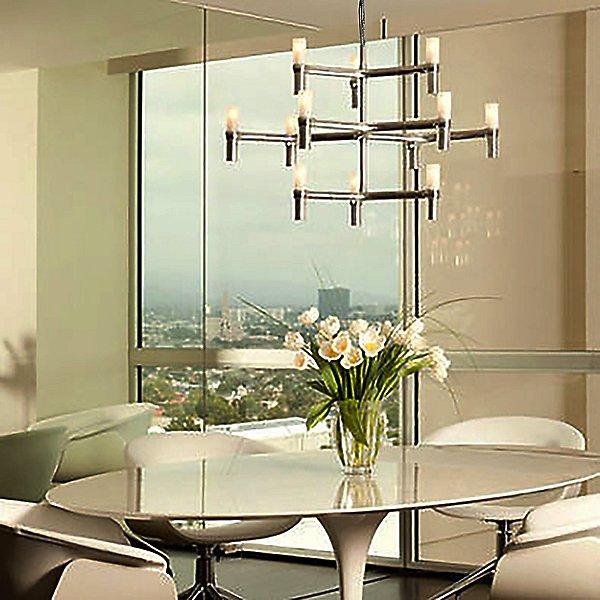 Dining Table Sleek hanging light BY Nemo Italy