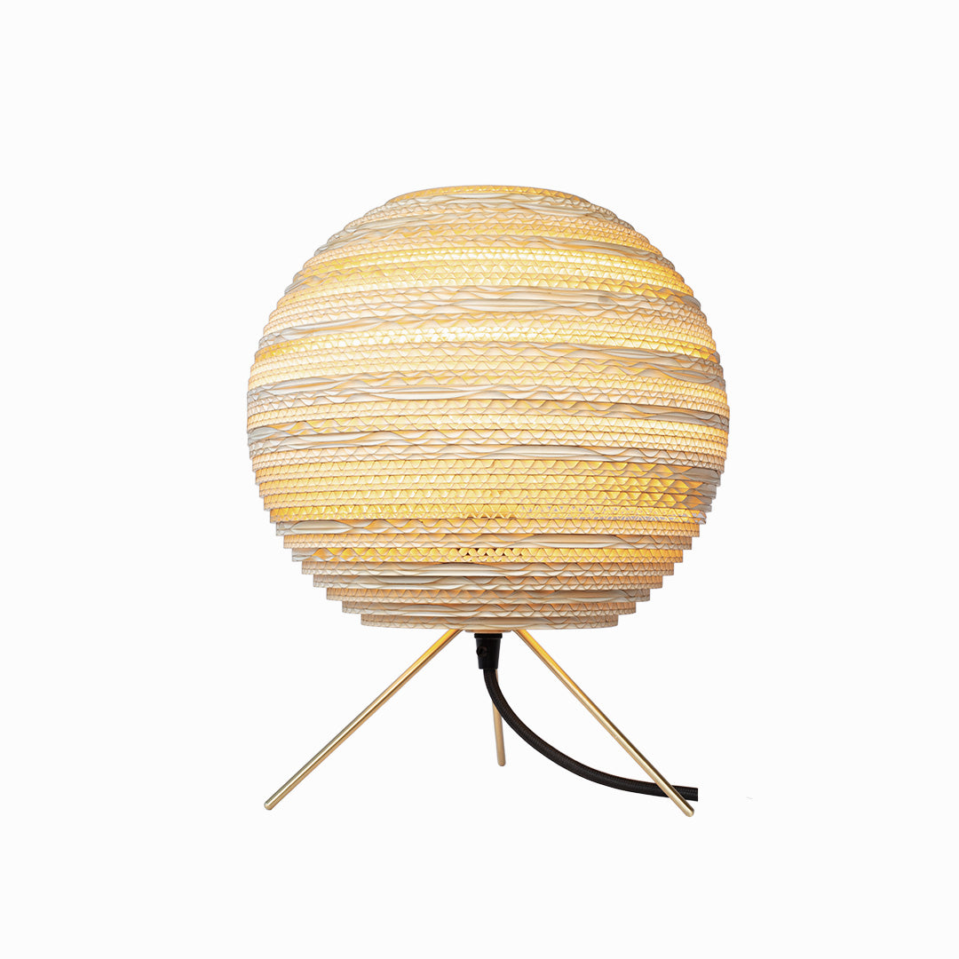 Blonde sustainable table lamp