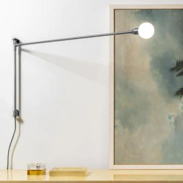 Light Grey adjustable wall lamp by nemo, Italy