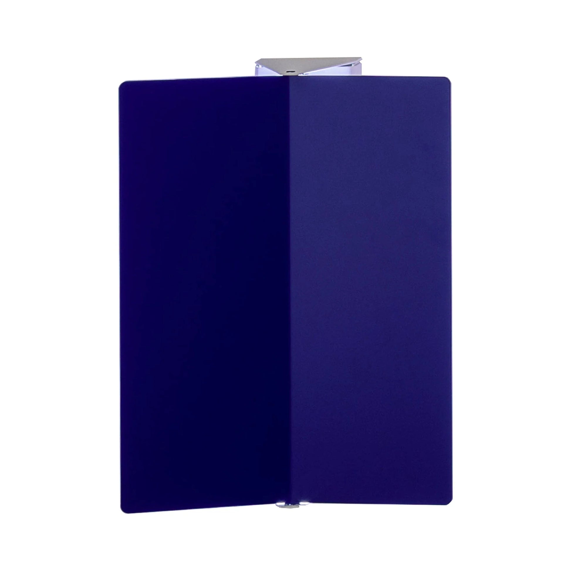 Blue painted aluminium adjustable  pivotable wall lamp by Nemo