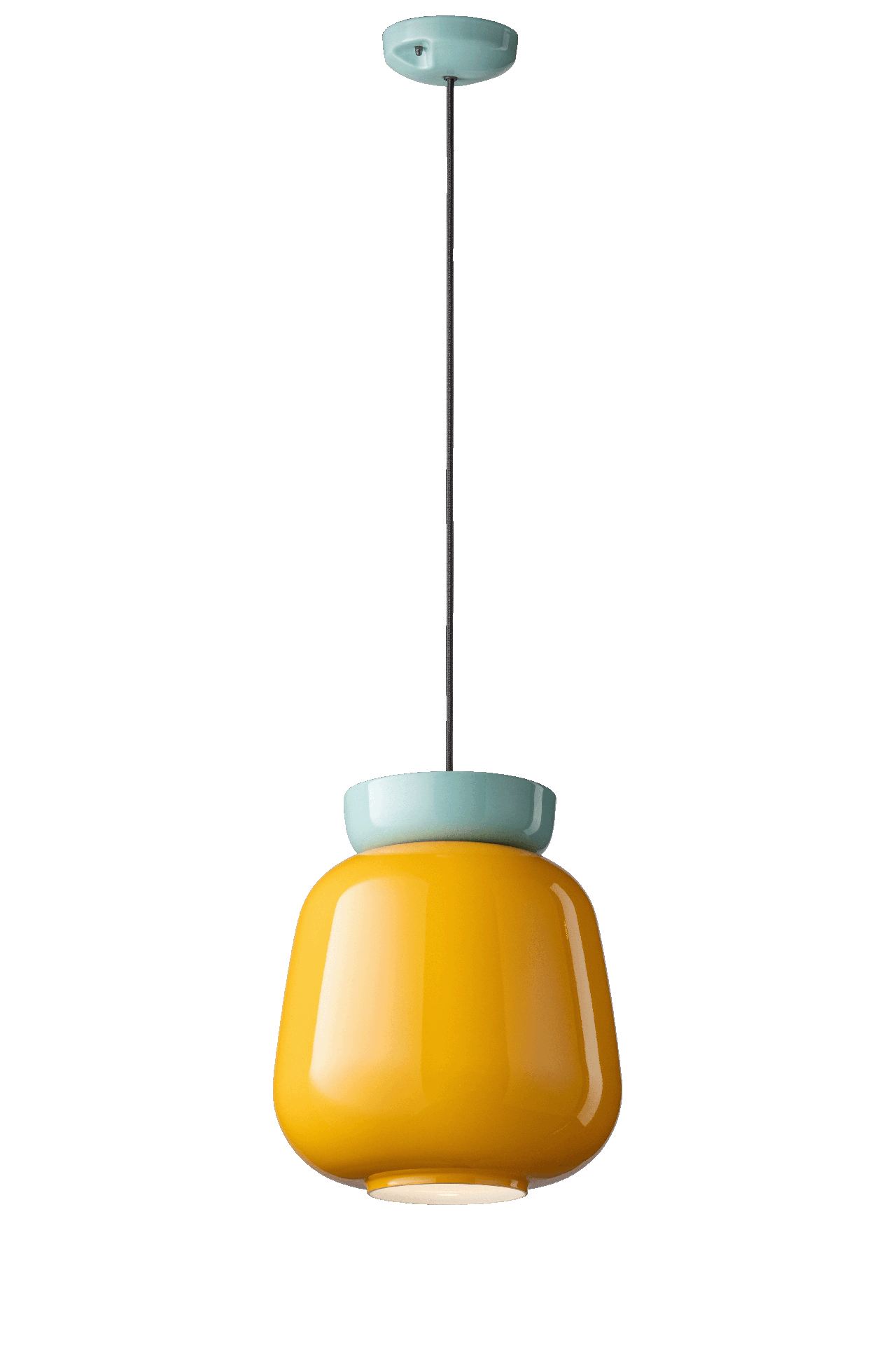 Yellow fruit shaped Kitchen Natural tropical Ceramic hanging light