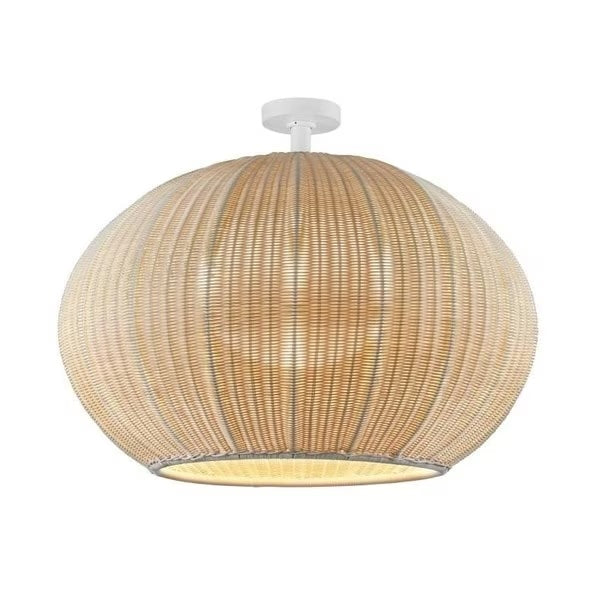 white rattan outdoor ceiling light , ivory white outdoor ceiling lamp 