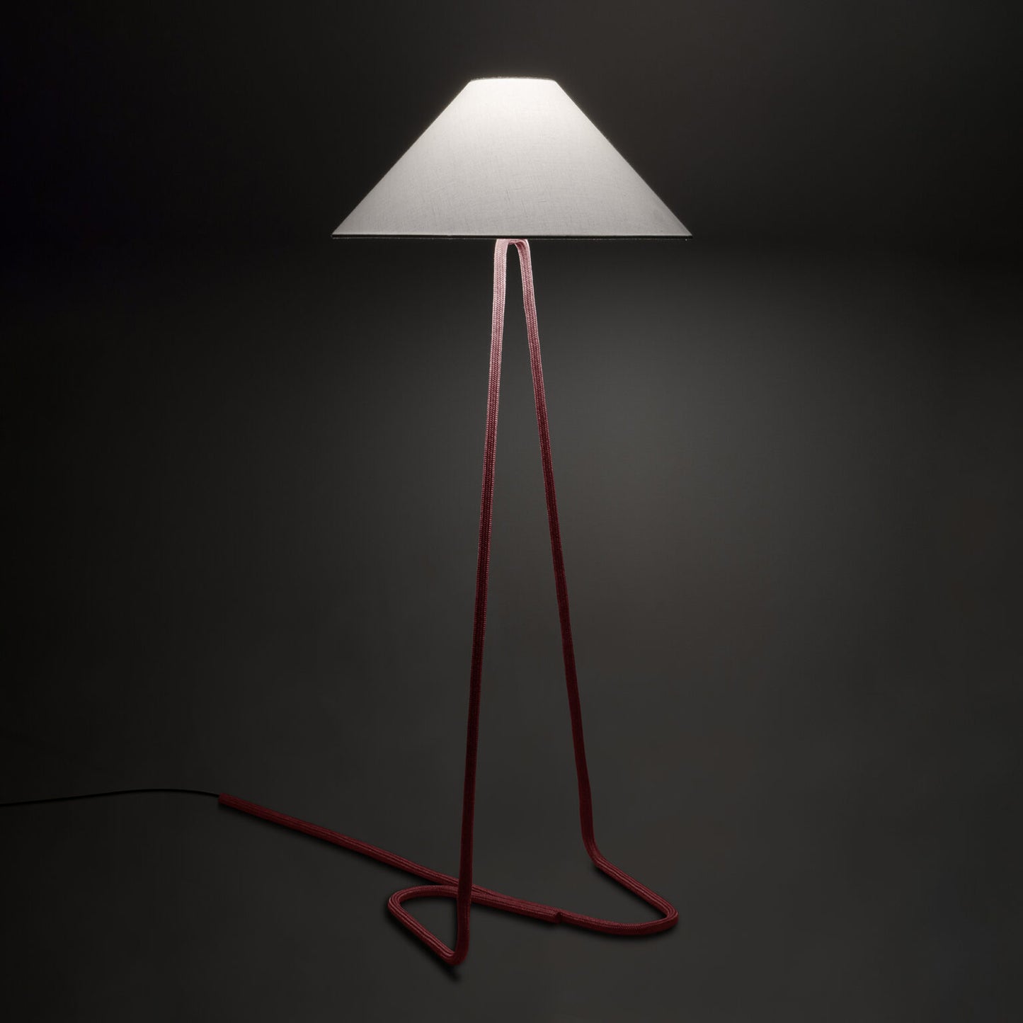 Hat floor lamp by Contardi, modern designer floor light, elegant ambient lighting for luxury interiors