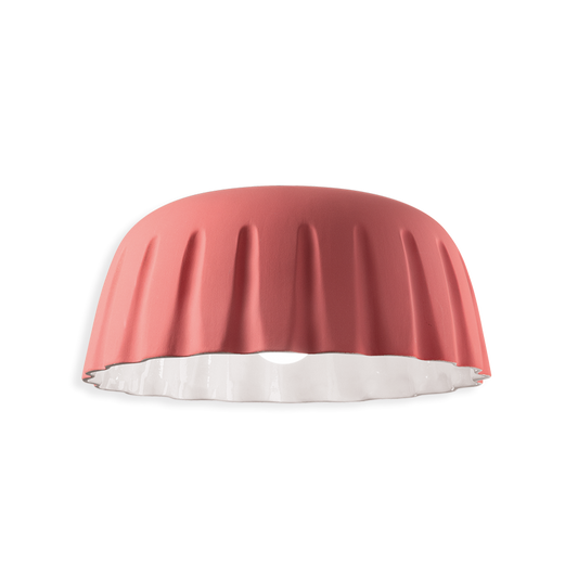 Colourful Flare  ceiling lights in red