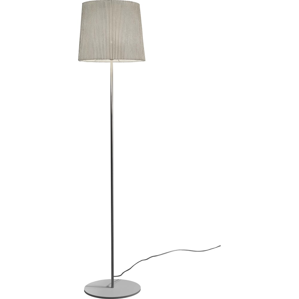 white metal mesh floor lamp 