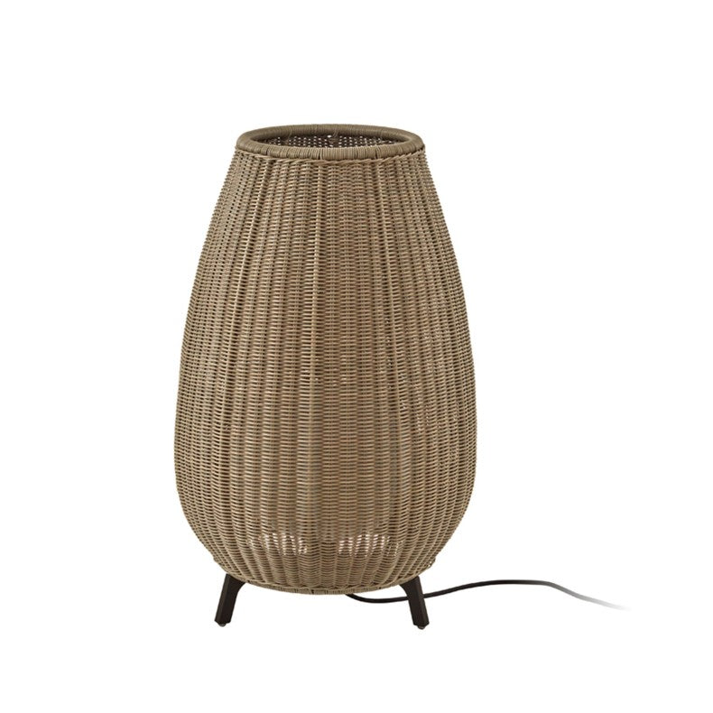 Outdoor beach floor lamp rattan