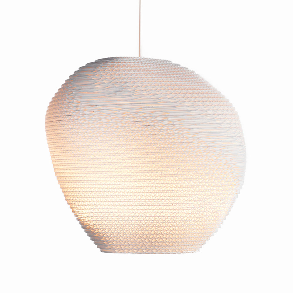 White Sustainable pendant light by Graypants 