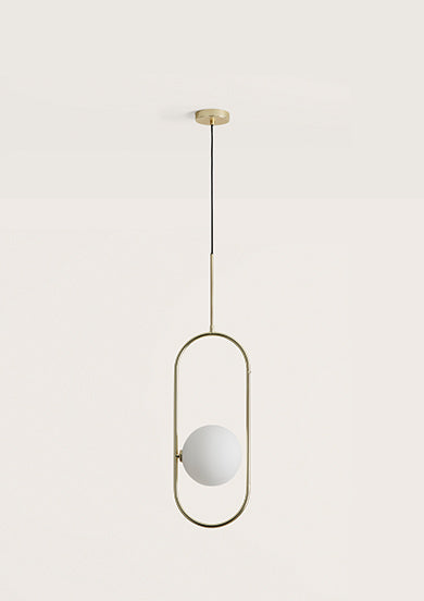 Golden modern pendant for Bedroom