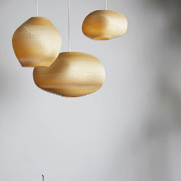 pebble organic pendant by Scraplight, Graypants