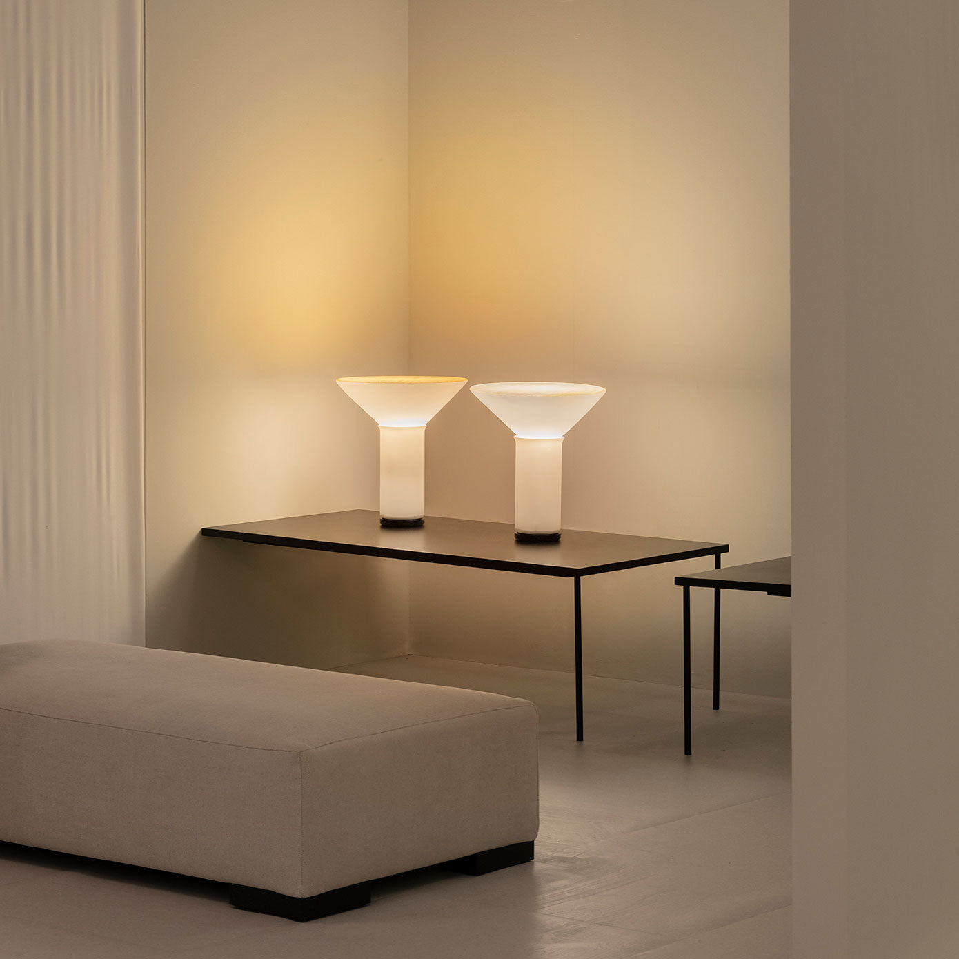 Designer Scandinavian Glass table lamps 