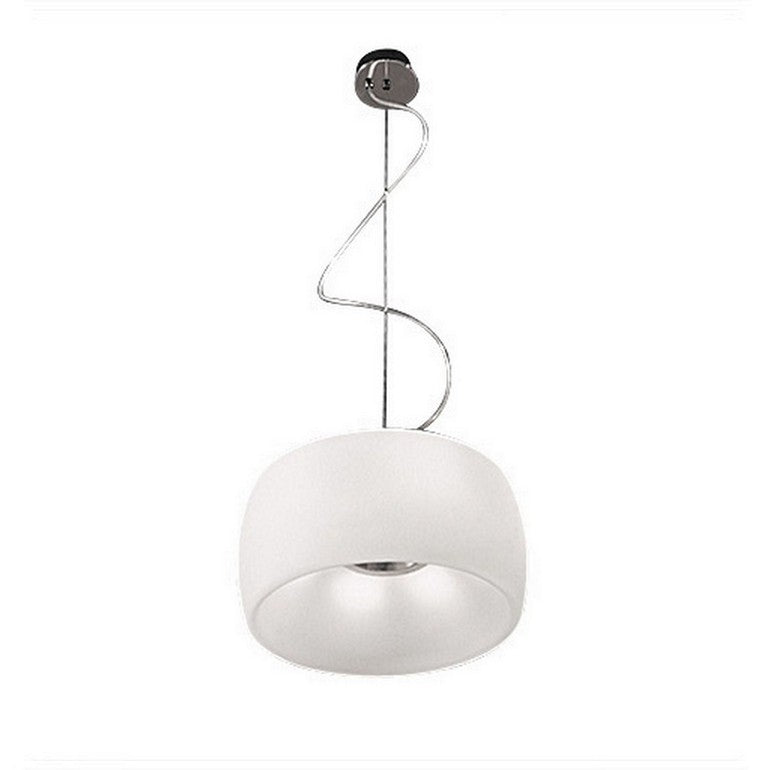 white Glass pendant by Nemo, Italy