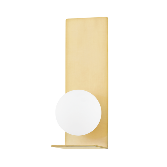 Lani Wall Light by Hudson Valley - Aged Brass