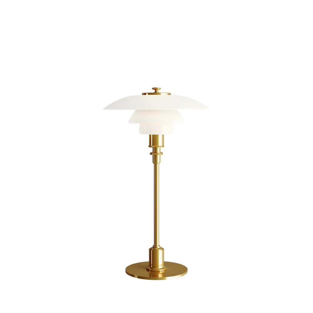Gold Small table lamp by Louis Poulsen 