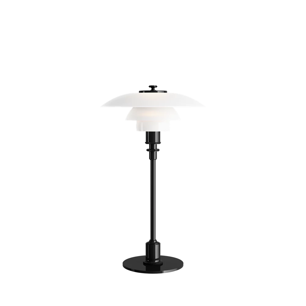 Black Small table lamp by Louis Poulsen 