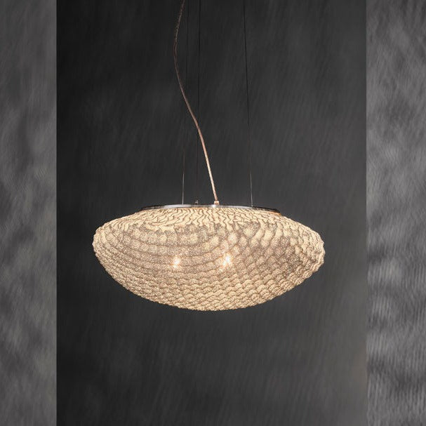 european Organic textured pendant light 