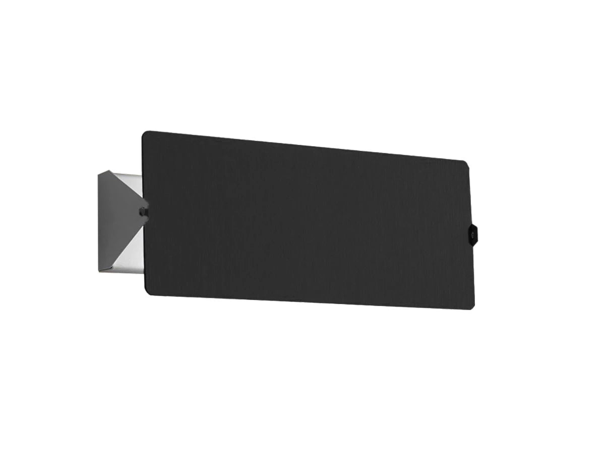 Plain simple black wall light design online india