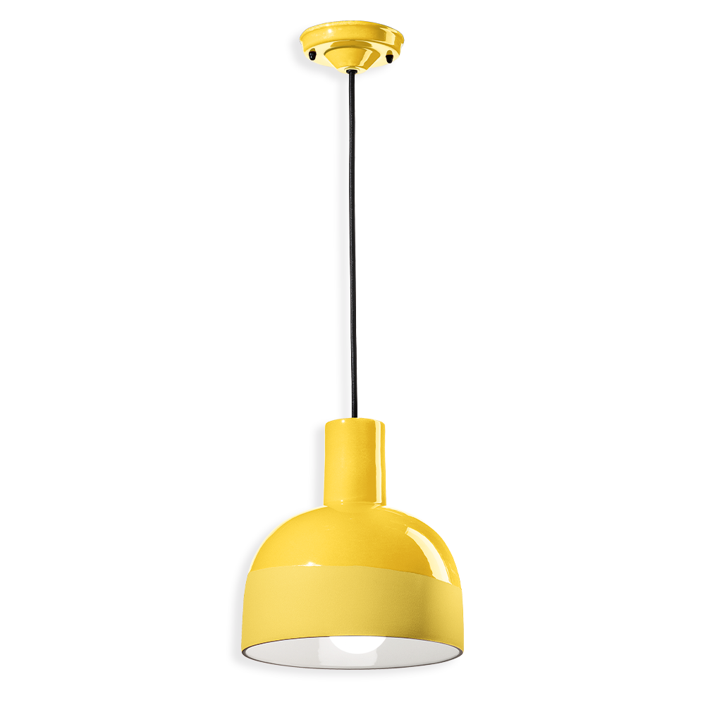 yellow Ceramic Kitchen hanging light 