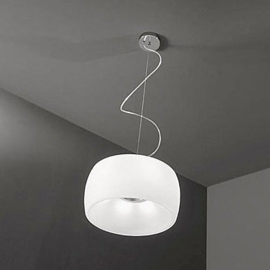 white Glass pendant by Nemo, Italy