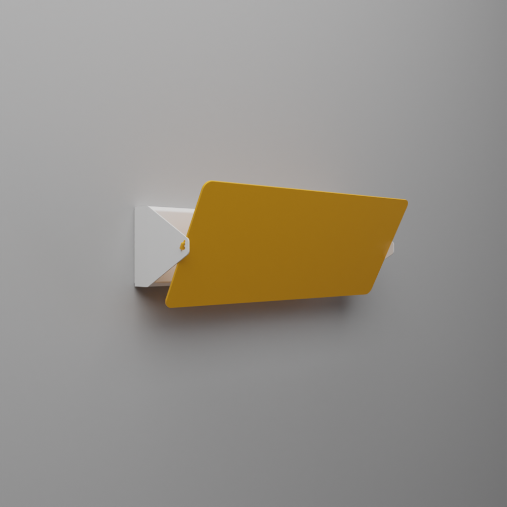 Bright yellow happy sunshine wall light online India 