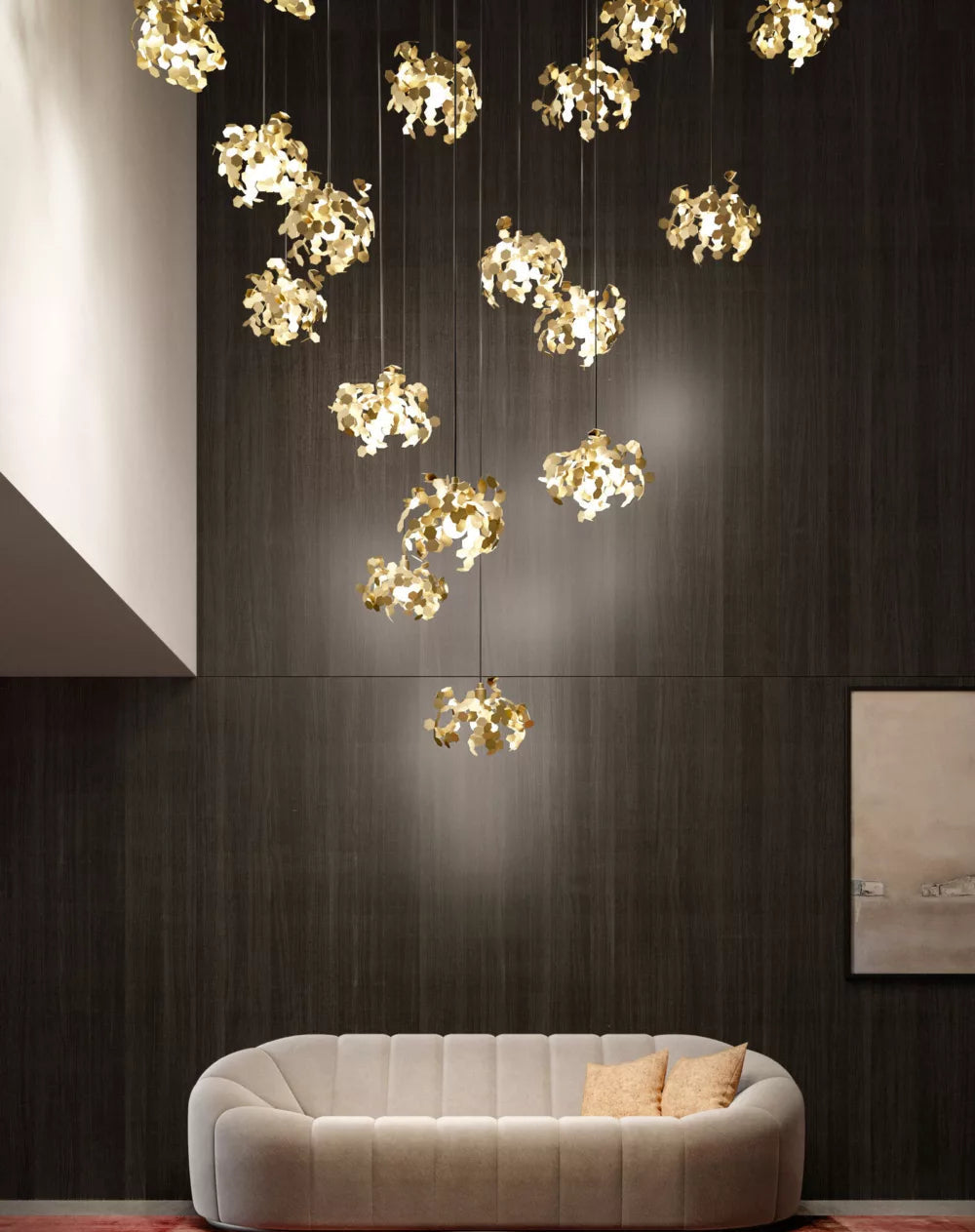 Andromeda Suspension Lamp by Zava Luce, Italian designer suspension light with sculptural contemporary design for luxury interiors ✨